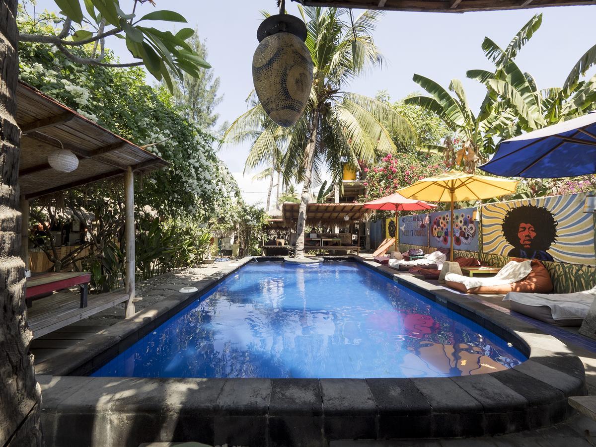 Woodstock Gili - Garden And Bungalows Hotel Gili Trawangan Exterior foto