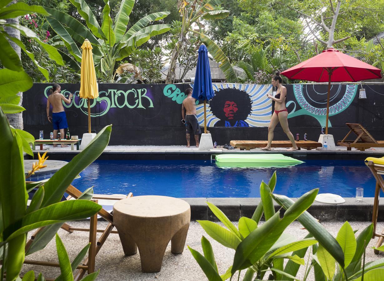 Woodstock Gili - Garden And Bungalows Hotel Gili Trawangan Exterior foto